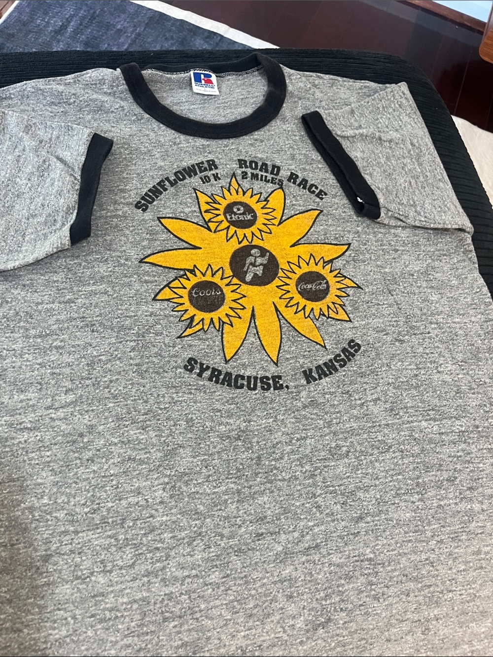 Vintage original 10K Sunflower Road Race T shirt